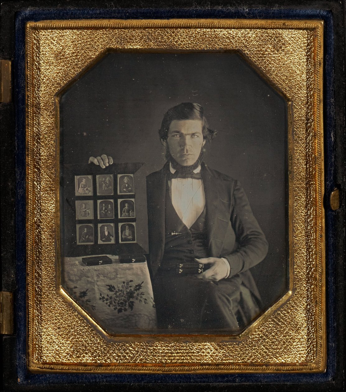 Portret van een niet-geïdentificeerde daguerreotypist door Unbekannt Unbekannt