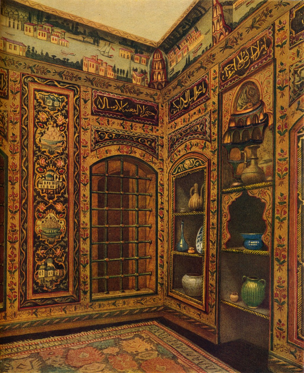 16e-17e Eeuwse Oude Panelen Kamer uit Damascus, 1913 door Unbekannt