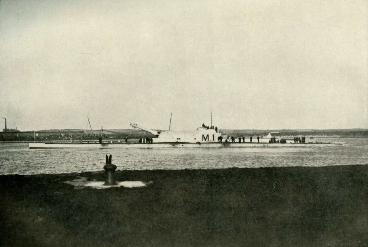 Een Britse Super-Submarine door Unbekannt