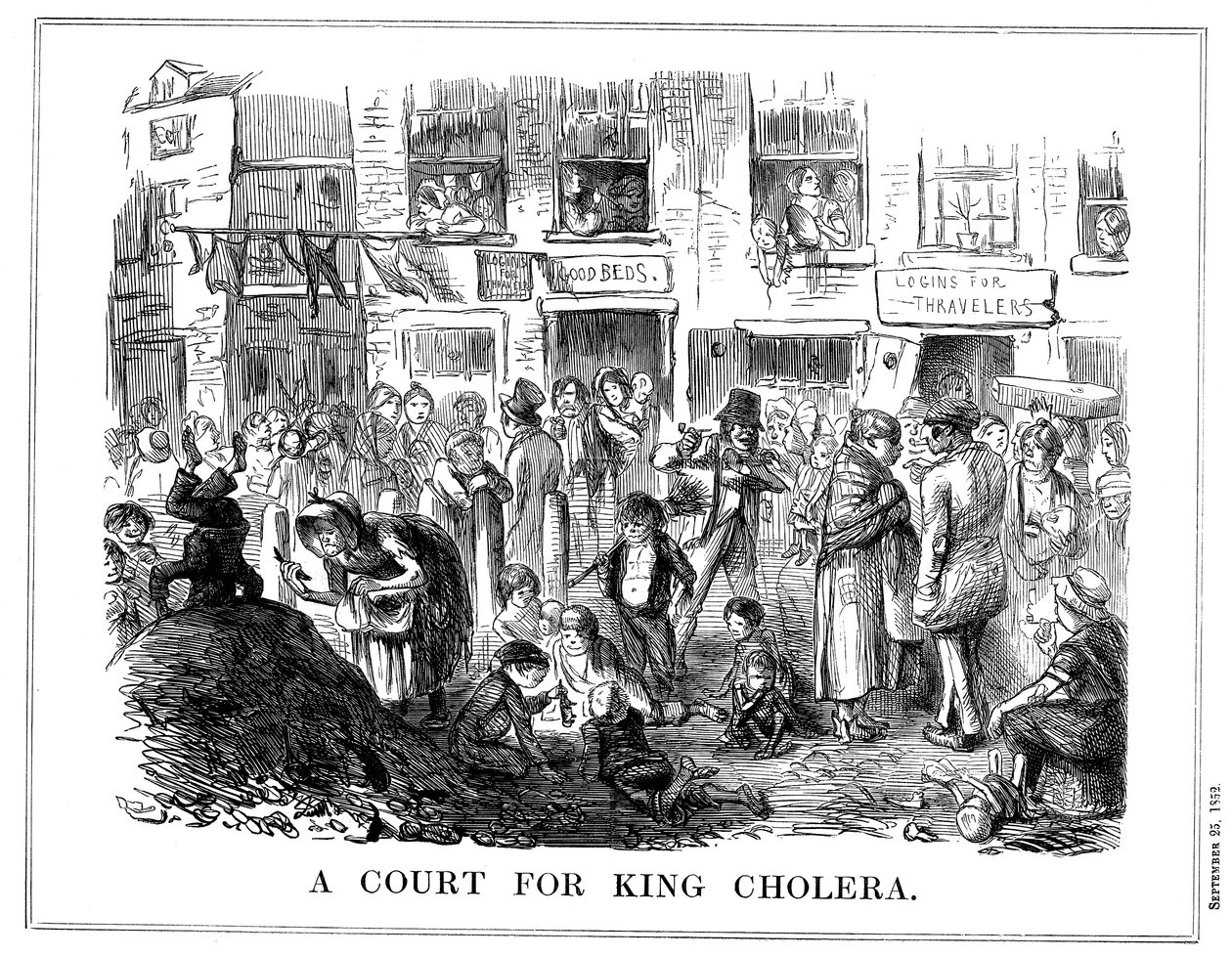 Een Hof voor Koning Cholera, 1852 door Unbekannt