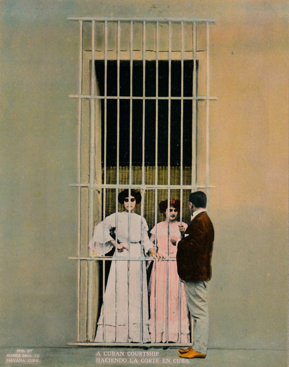 Een Cubaanse verkering, ca. 1920 door Unbekannt