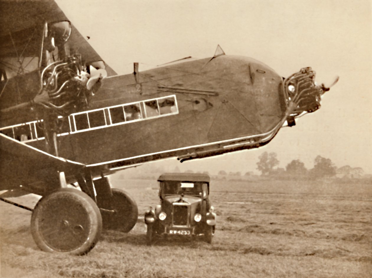 Een drievoudige motor Argosy, 1927 door Unbekannt