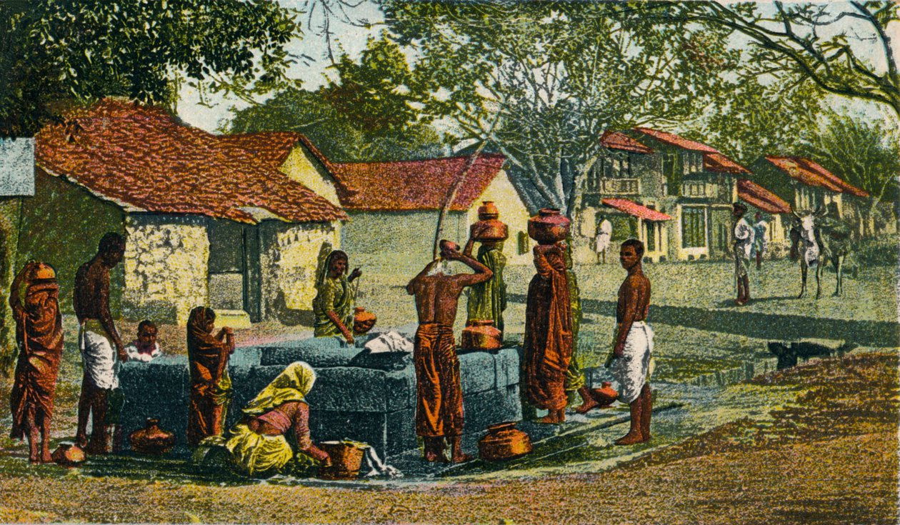 Een Dorp in Bombay Presidency, 1906 door Unbekannt