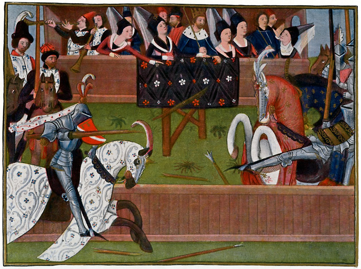 Een toernooi, ca. 1350s, 1470 door Unbekannt