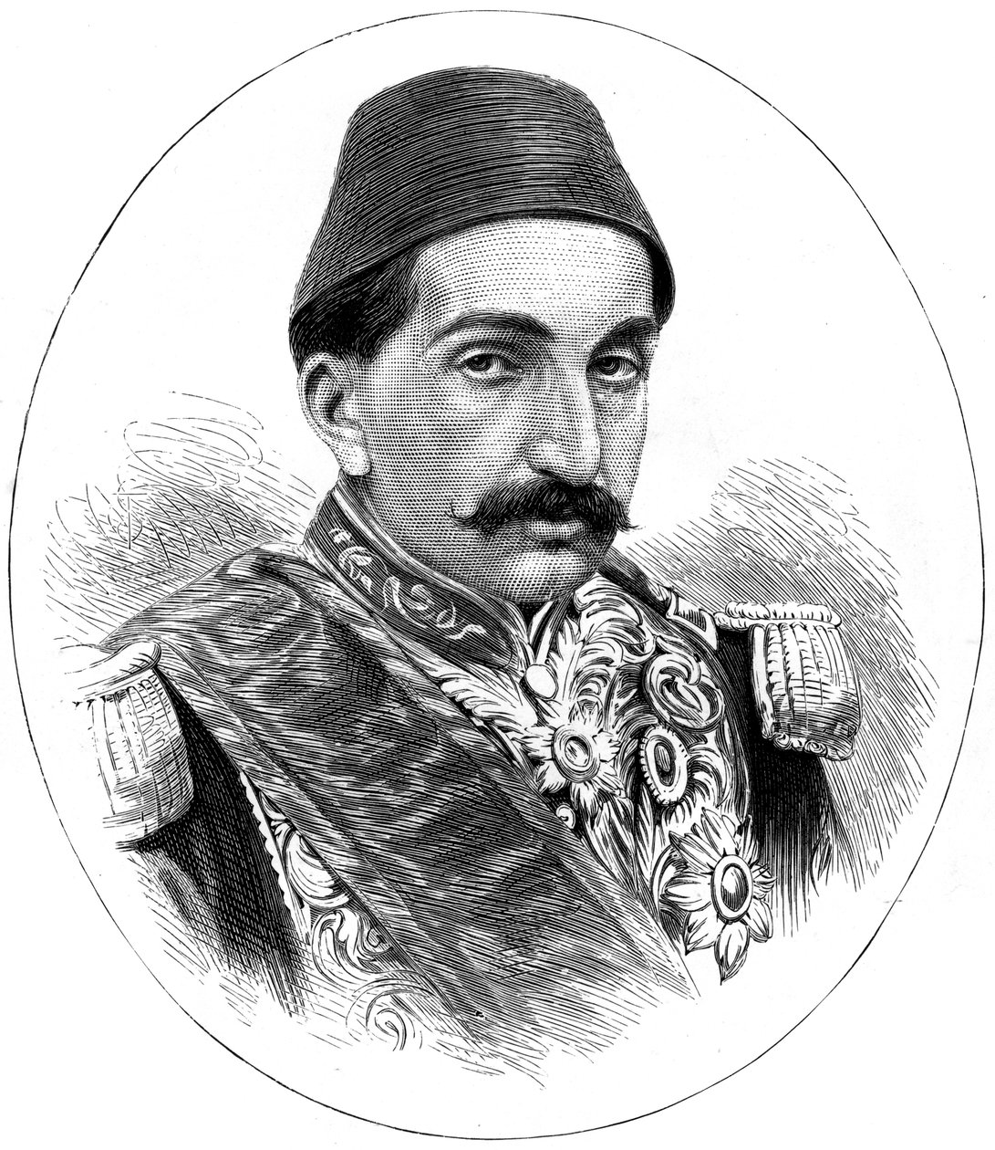 Abdul Hamid II, Sultan van Turkije, 19e eeuw door Unbekannt