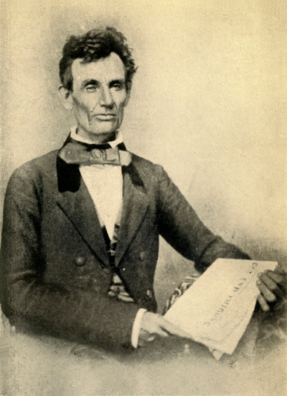 Abraham Lincoln, 1854, 1930 door Unbekannt