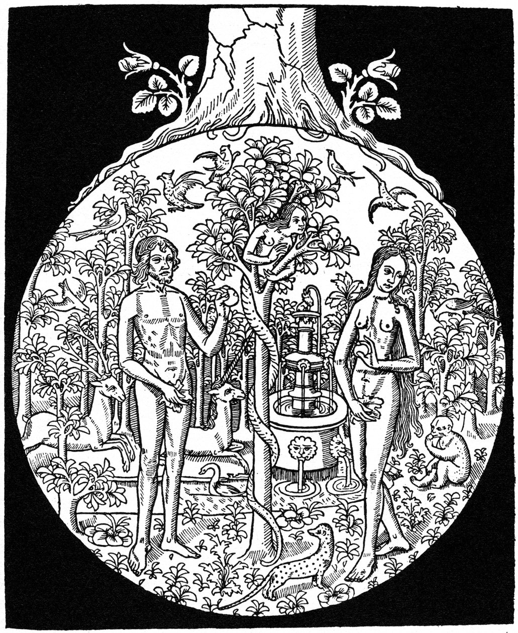 Adam en Eva, 1505, 1964 door Unbekannt
