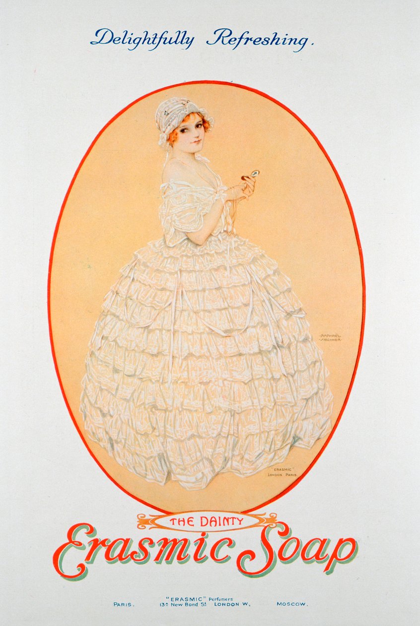 Advertentie voor Erasmic zeep, 1920 door Unbekannt