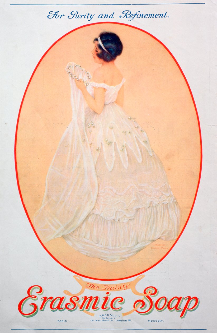 Advertentie voor Erasmic zeep, 1920 door Unbekannt