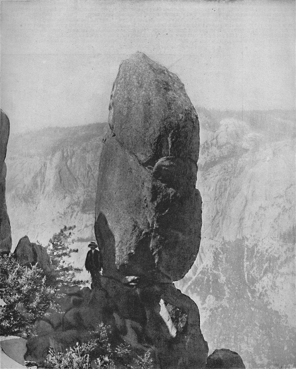Agassiz Kolom, Yosemite, ca. 1897 door Unbekannt
