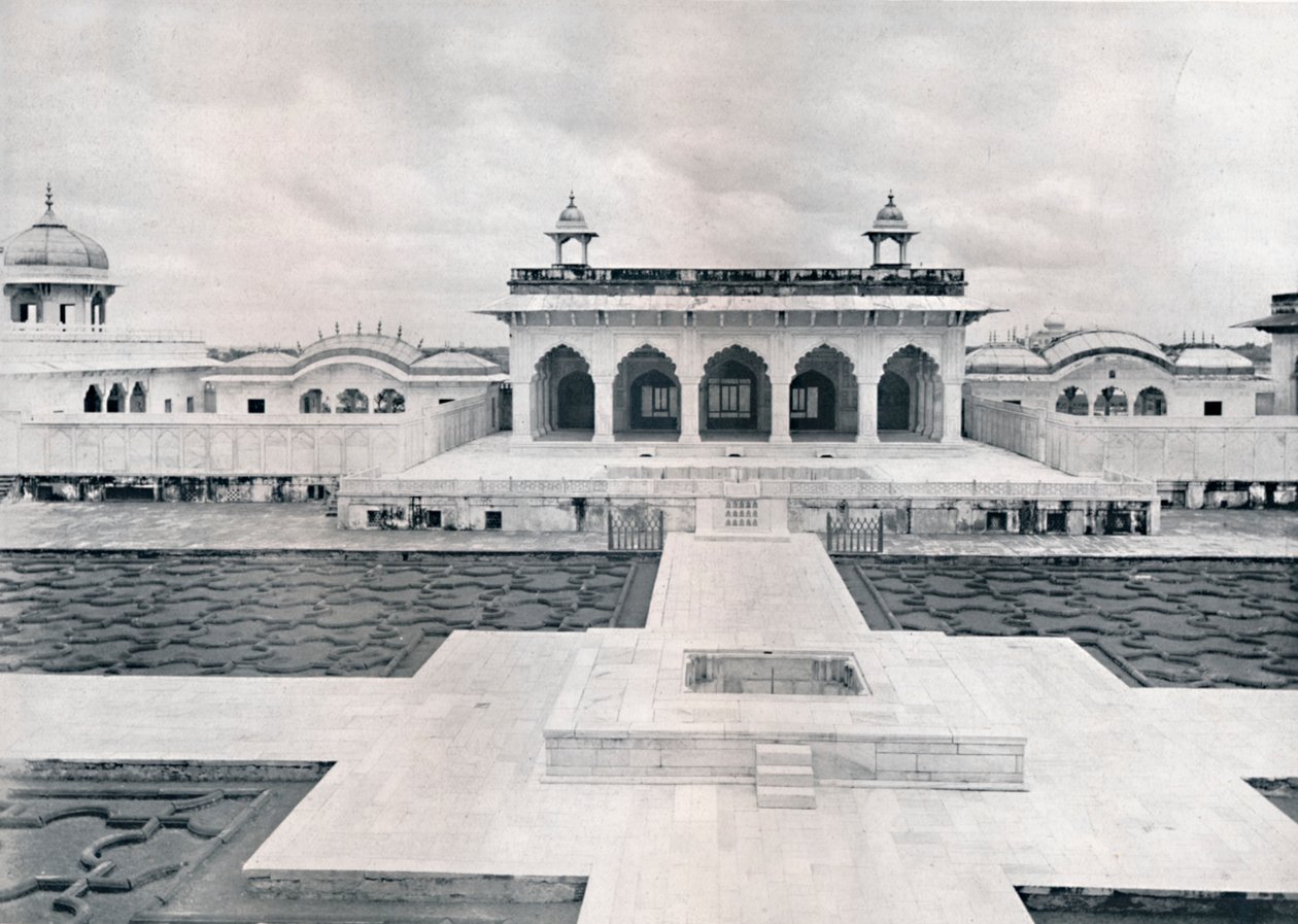 Agra. De Khas Mahal en Zenana, ca. 1910 door Unbekannt