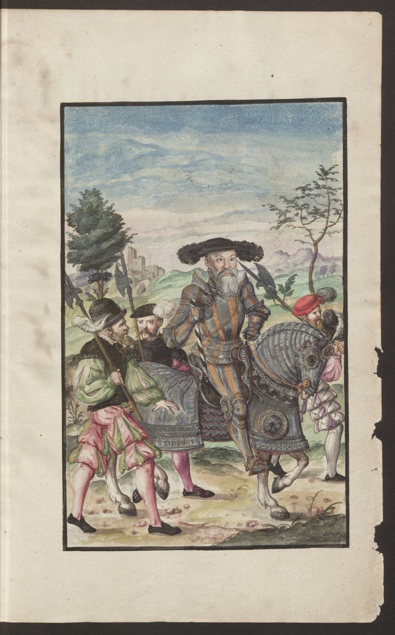 Albert, Hertog van Pruisen Uit: Kriegsordnung, 1555 door Unbekannt