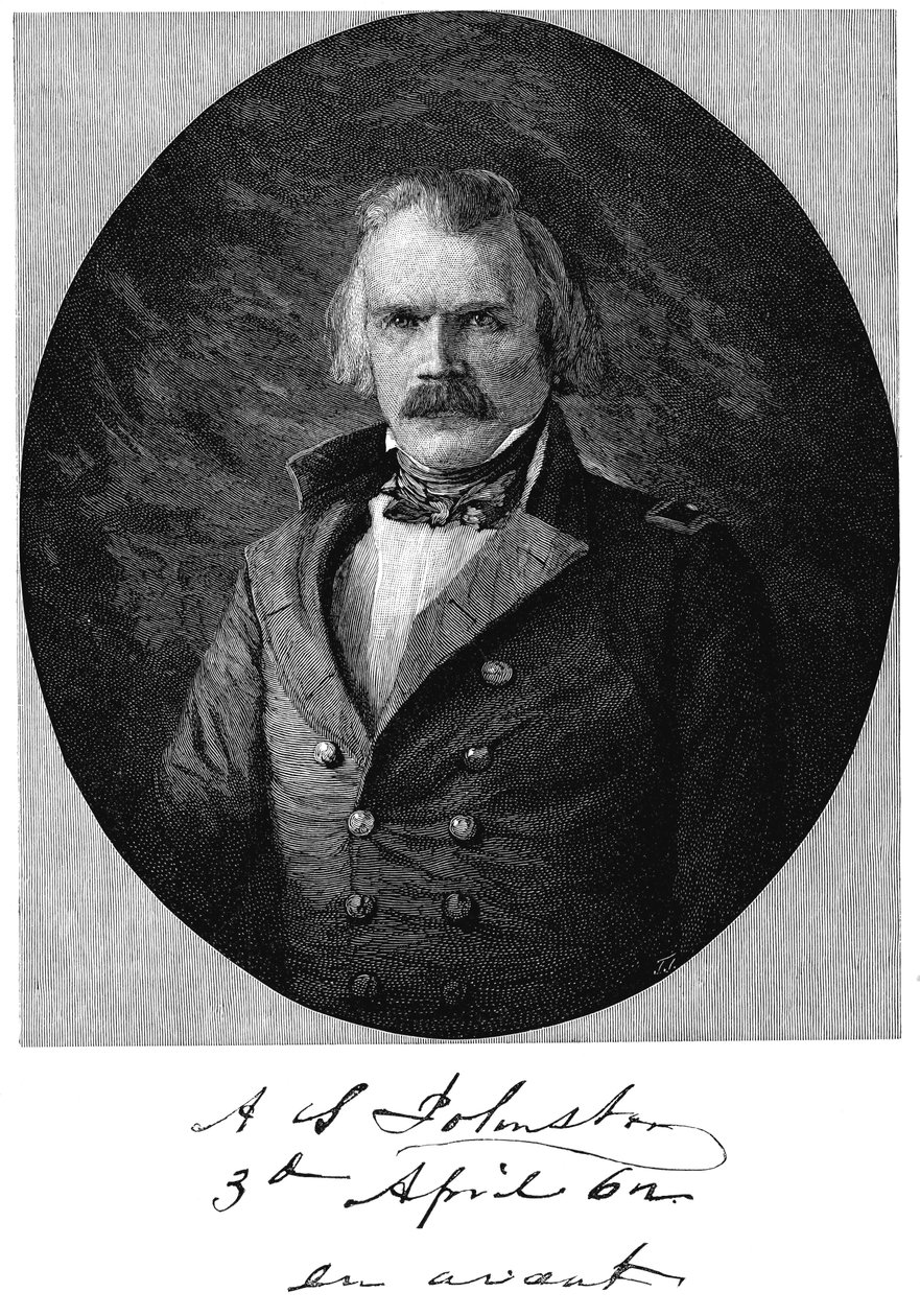 Albert Sidney Johnston, Amerikaanse soldaat door Unbekannt