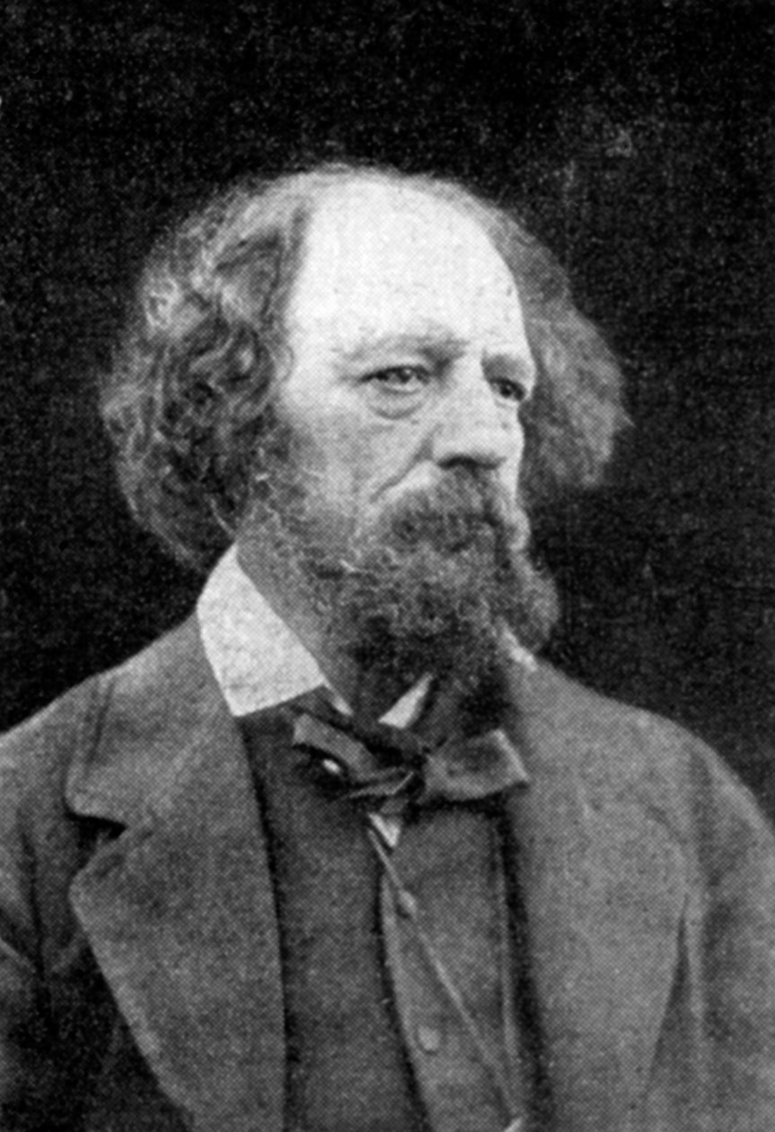 Alfred Tennyson, 1e Baron Tennyson, Engelse dichter, ca. 1880 door Unbekannt