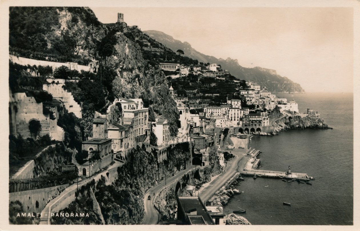 Amalfi - Panorama door Unbekannt