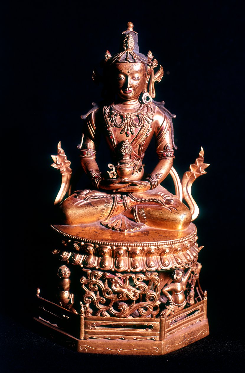 Amitabha Boeddha, 18e eeuw door Unbekannt