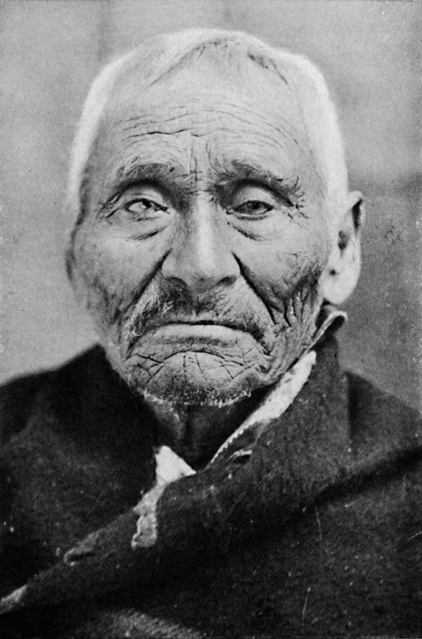 Een oude Tlingit-indiaan uit Alaska, 1912 door Unbekannt