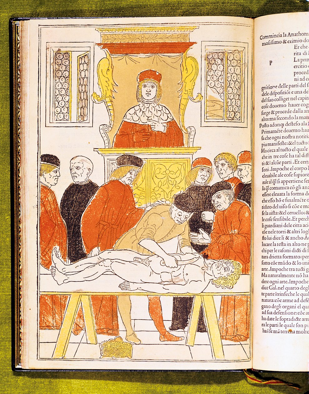 Anatomiecollege in Padua, Italië, 1483 door Unbekannt