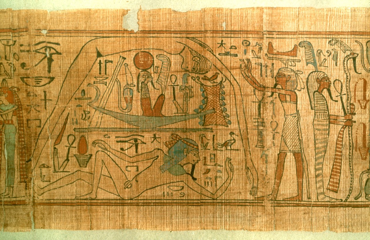 Oude Egyptische kosmos, 11e-10e eeuw v.Chr. door Unbekannt