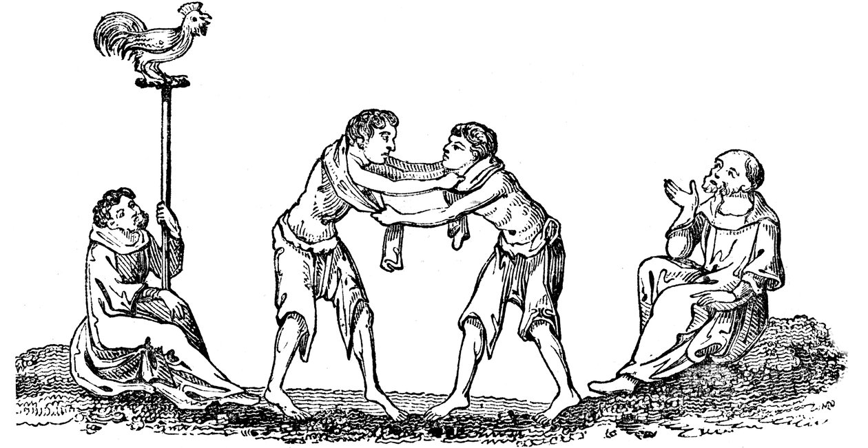 Oud worstelen, 1833 door Unbekannt