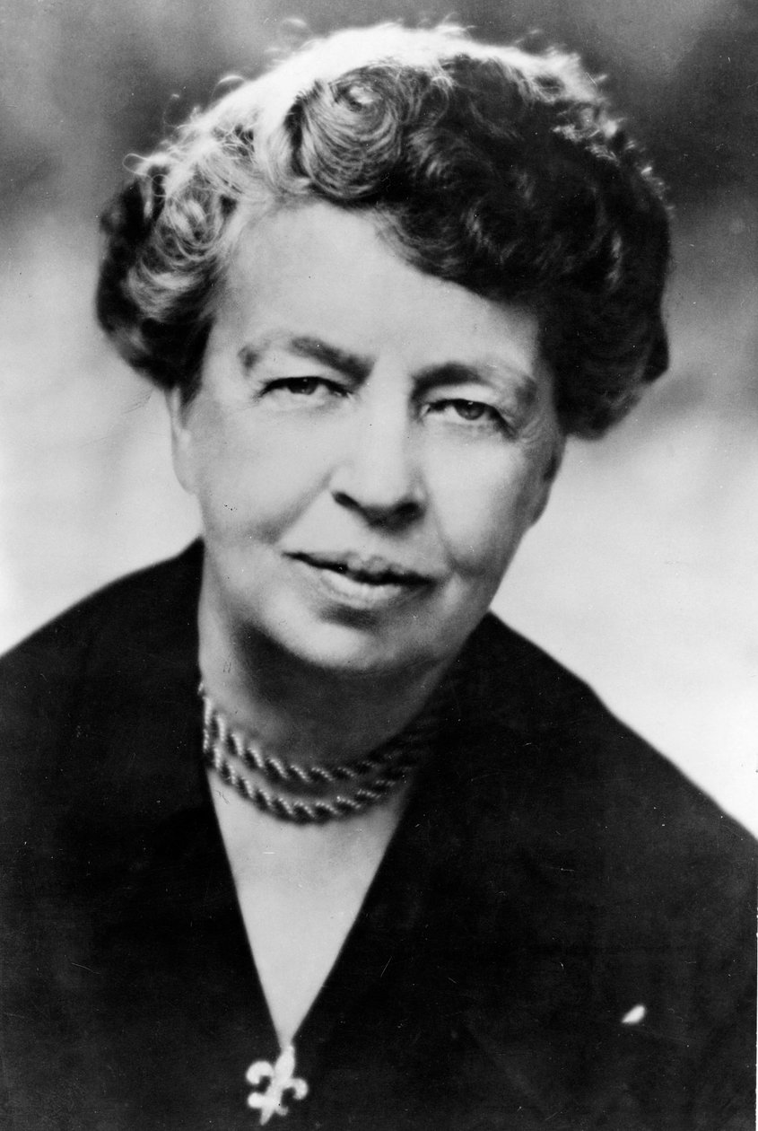 Anna Eleanor Roosevelt, Amerikaanse humanitair, 1884-1962 door Unbekannt