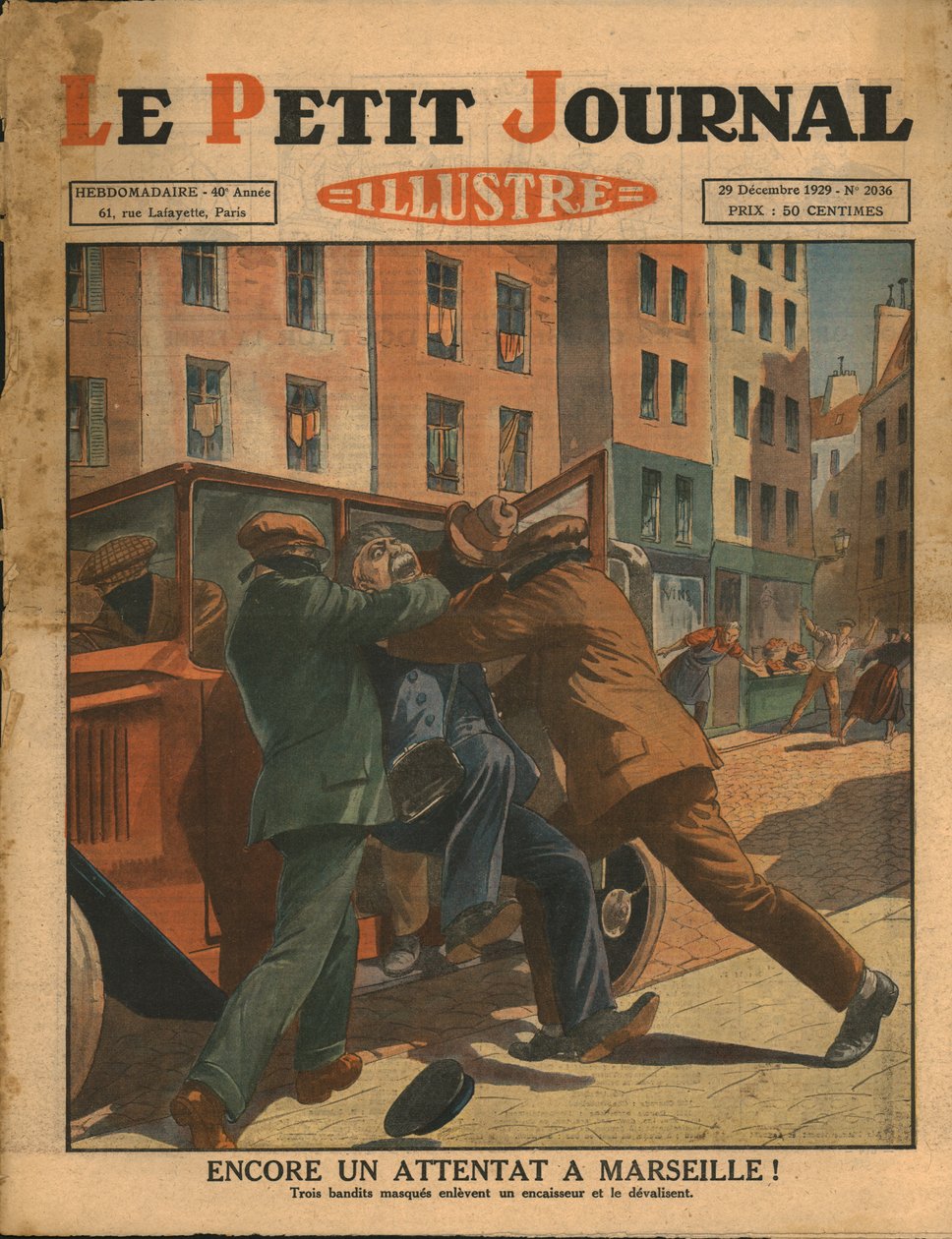 Nog een aanval in Marseille!, 1929 door Unbekannt