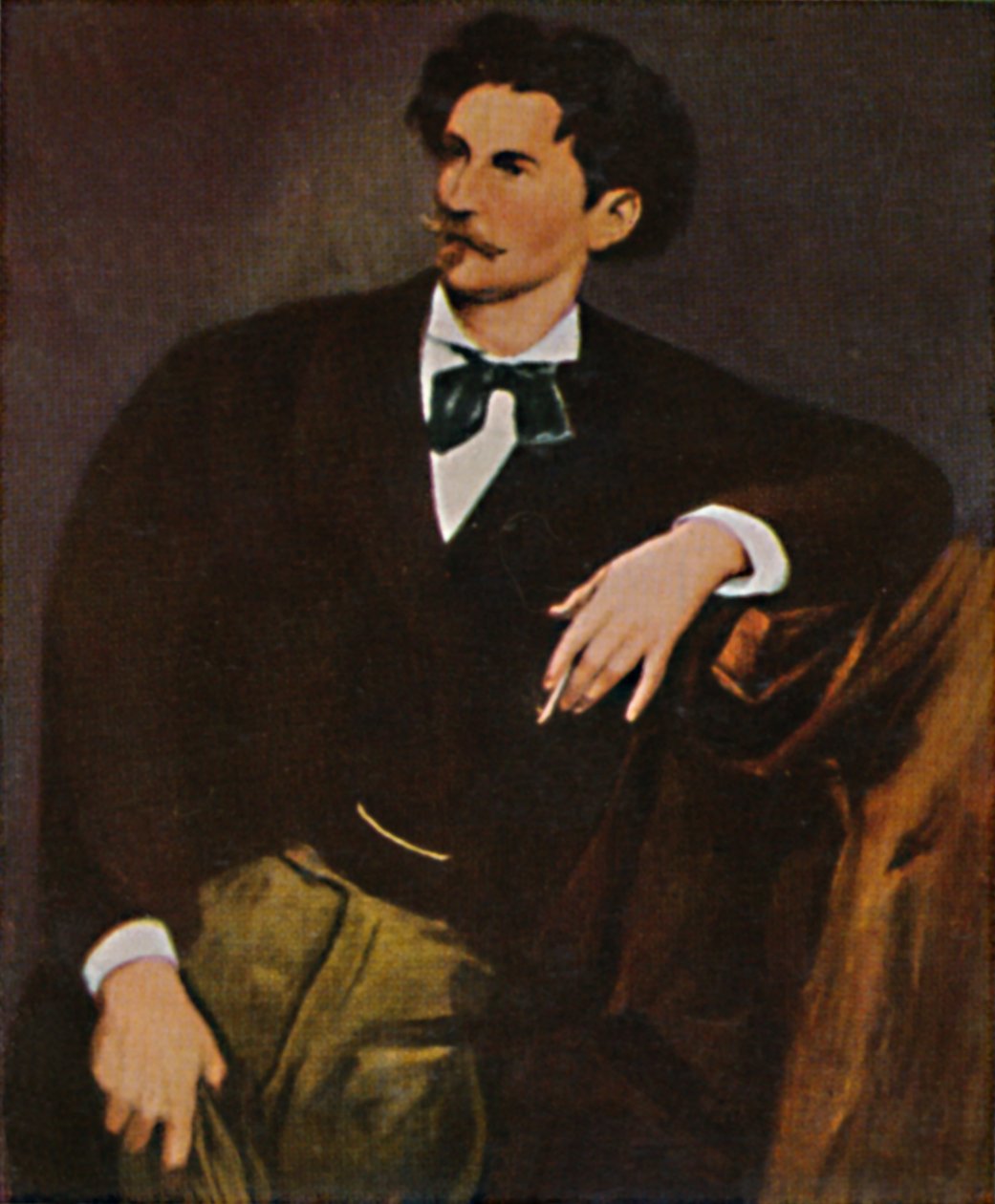 Anselm Feuerbach 1829-1880 - Zelfportret, 1934 door Unbekannt
