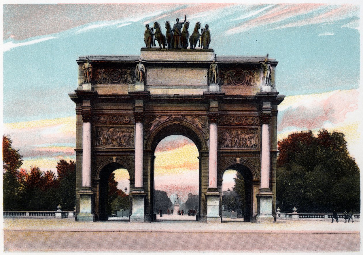 Arc de Triomphe, Parijs, c1900 door Unbekannt