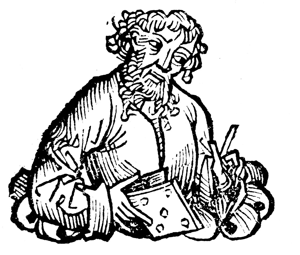 Aristarchos van Samos fl. 260 v.Chr., Alexandrijnse astronoom, 1493 door Unbekannt