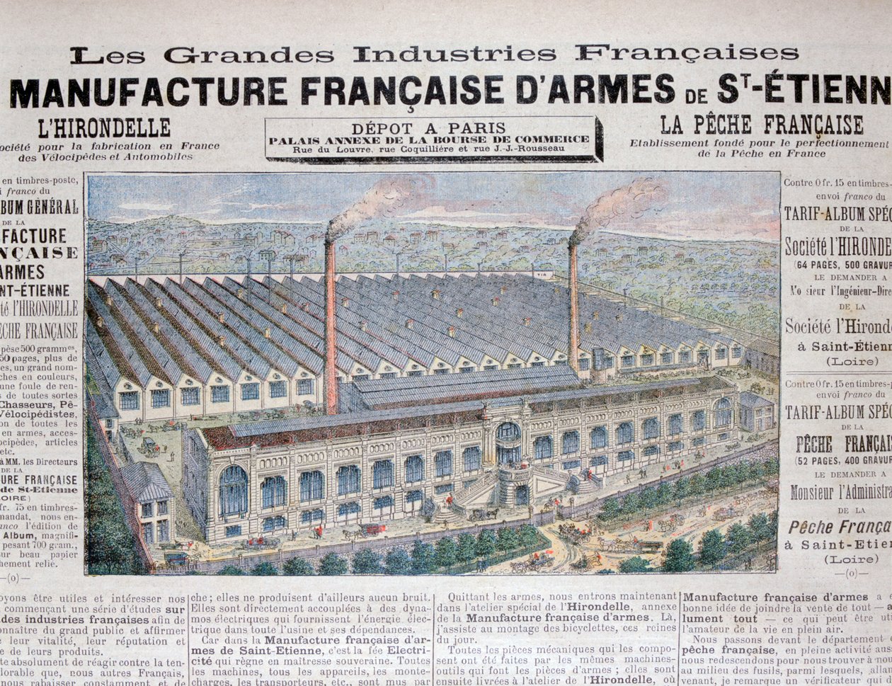 Wapenindustrie, St Etienne, 1896 door Unbekannt