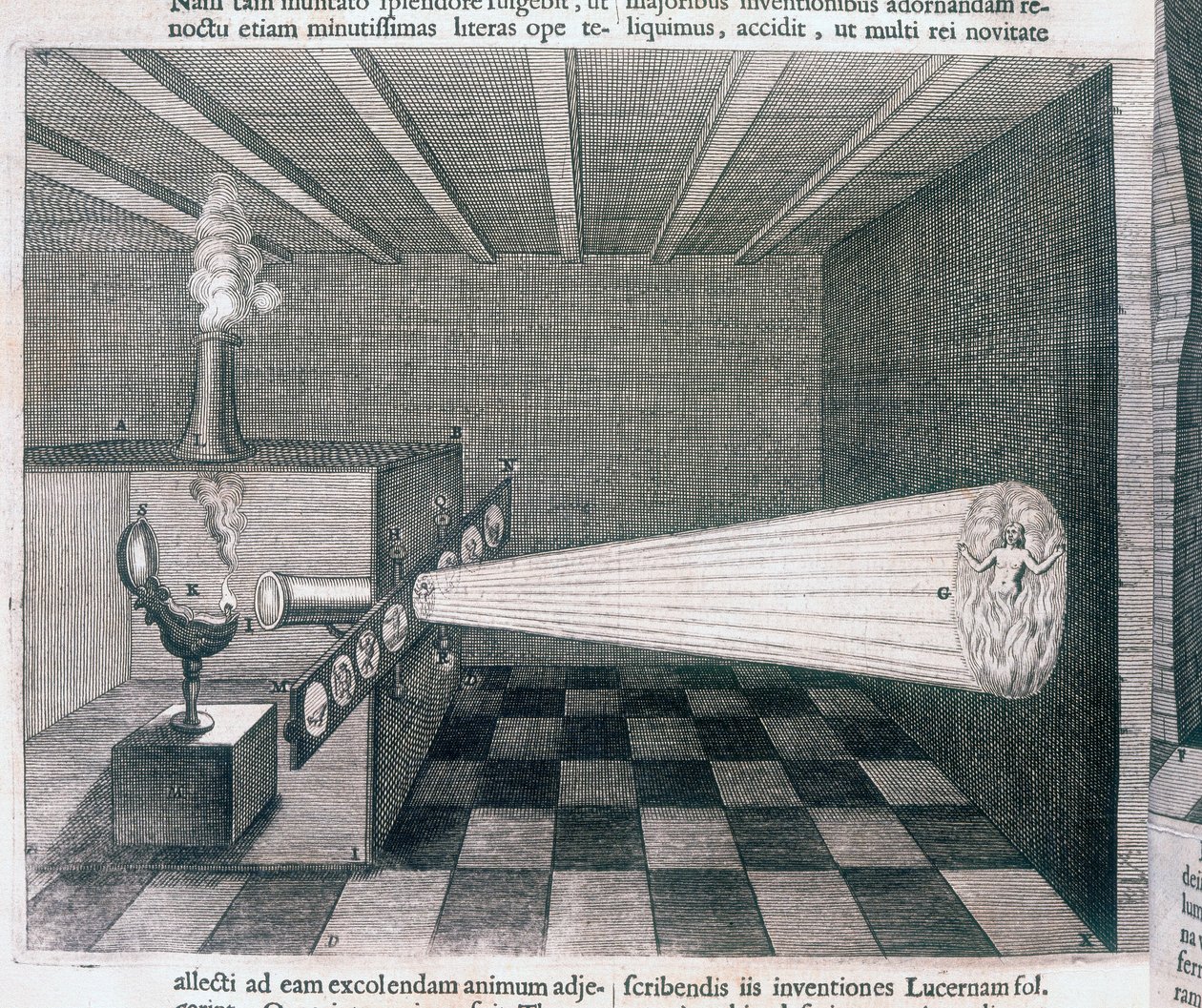 Hulpmiddelen voor kunstenaars, camera obscura door Unbekannt