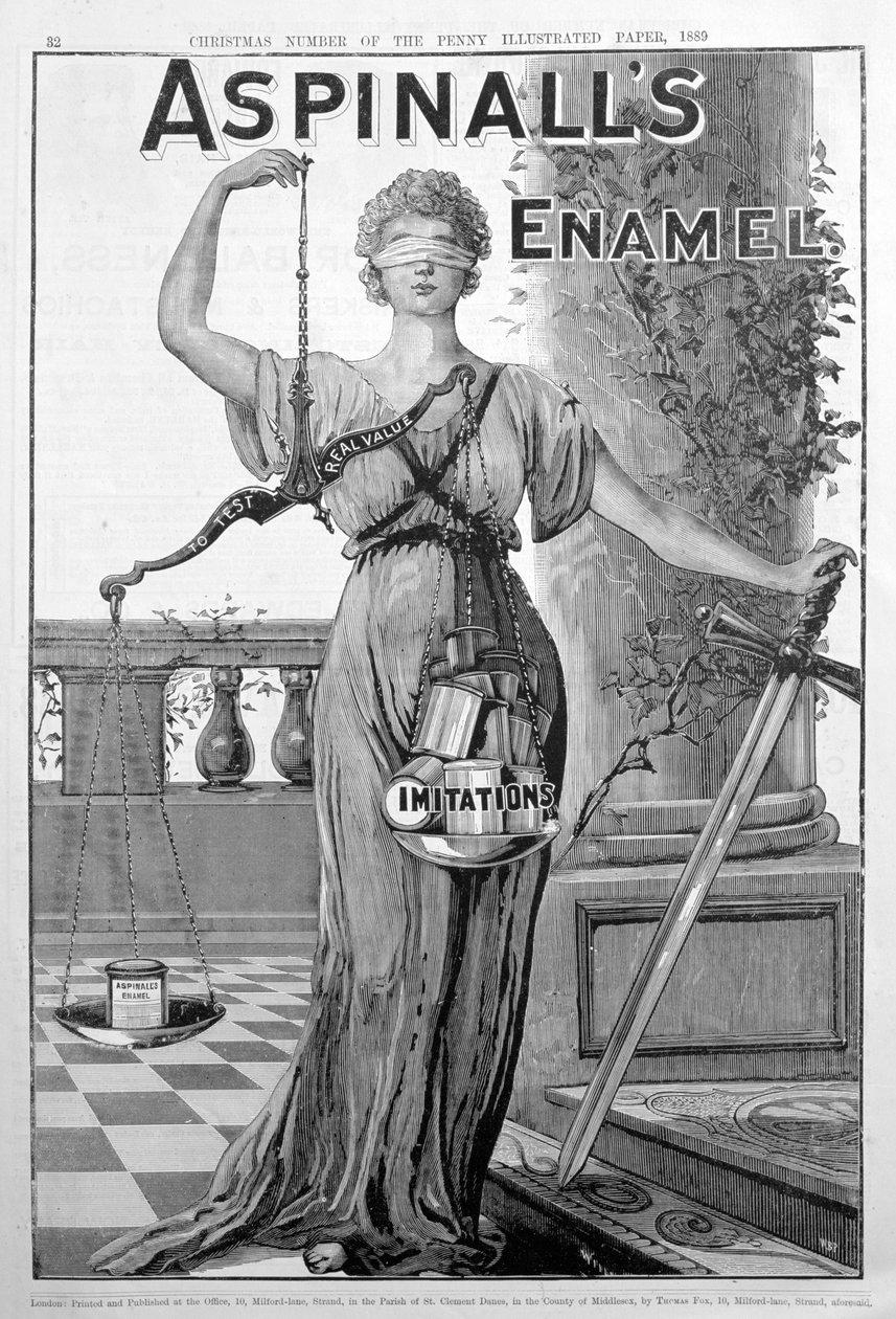 Aspinalls Emaille advertentie door Unbekannt