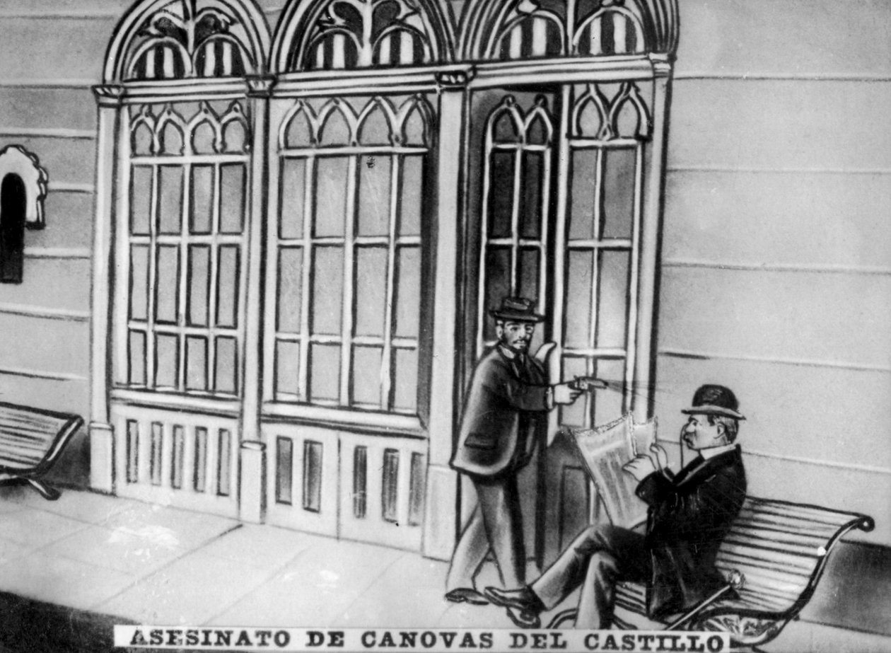 Moord op Antonio Cánovas del Castillo, 1897 door Unbekannt