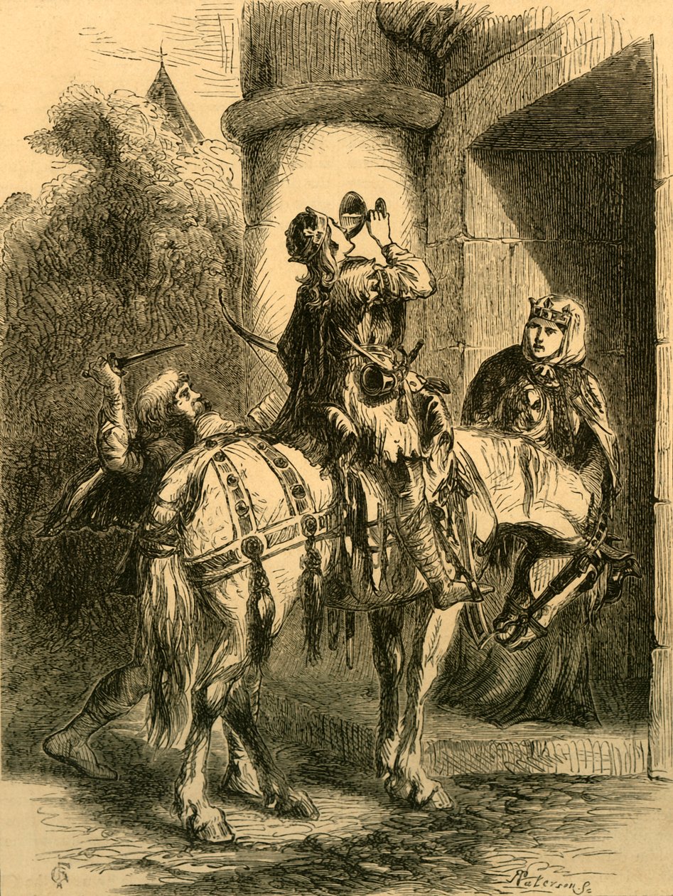 Moord op Edward de Martelaar, ca. 1890 door Unbekannt