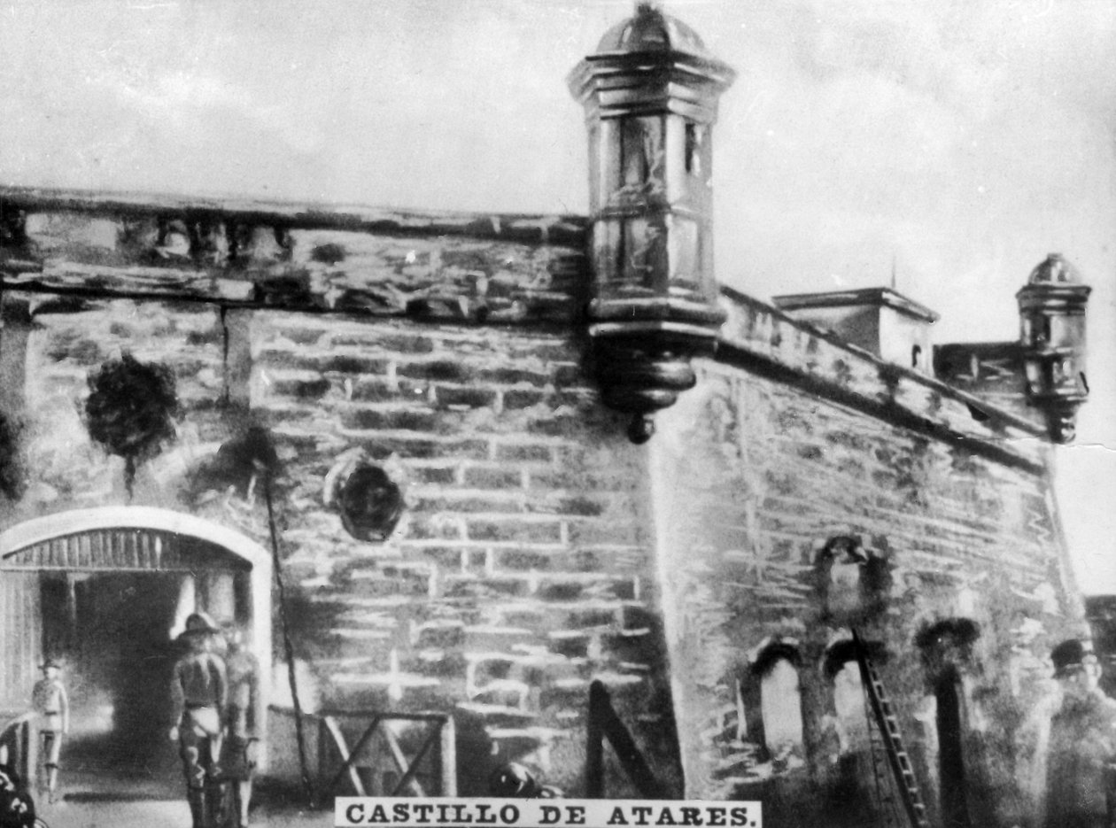 Atares Kasteel door Unbekannt
