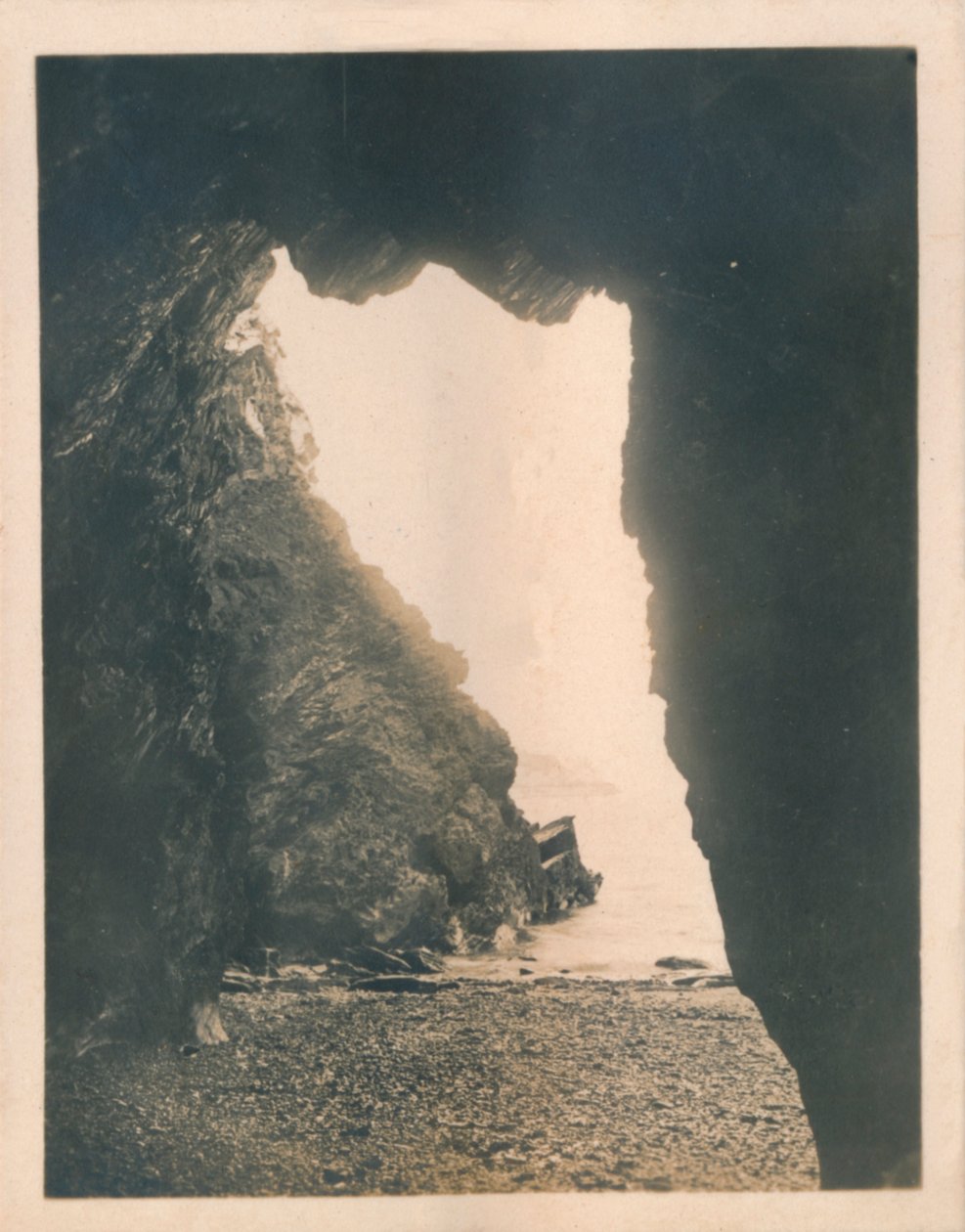 Atlantische grot - Newquay door Unbekannt