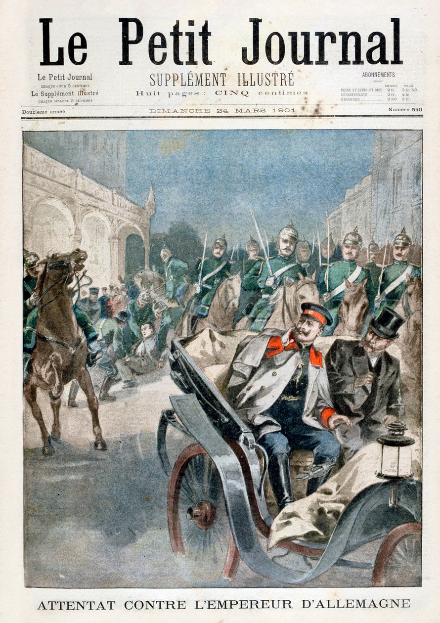 Aanval op de Keizer van Duitsland, 1901 door Unbekannt