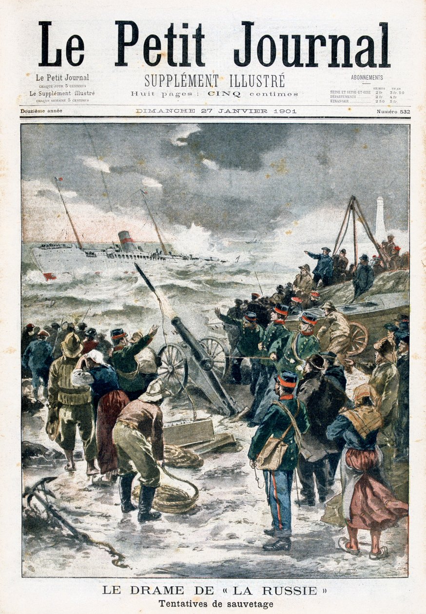 Pogingen tot redding, 1901 door Unbekannt