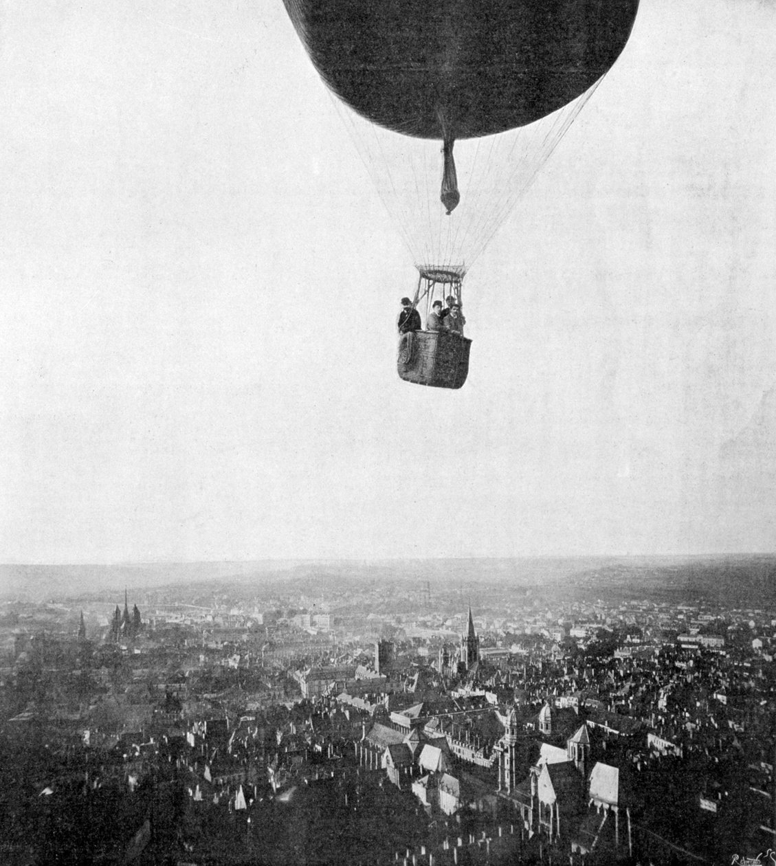 Ballon van de Aero Club, 18 maart 1899 door Unbekannt