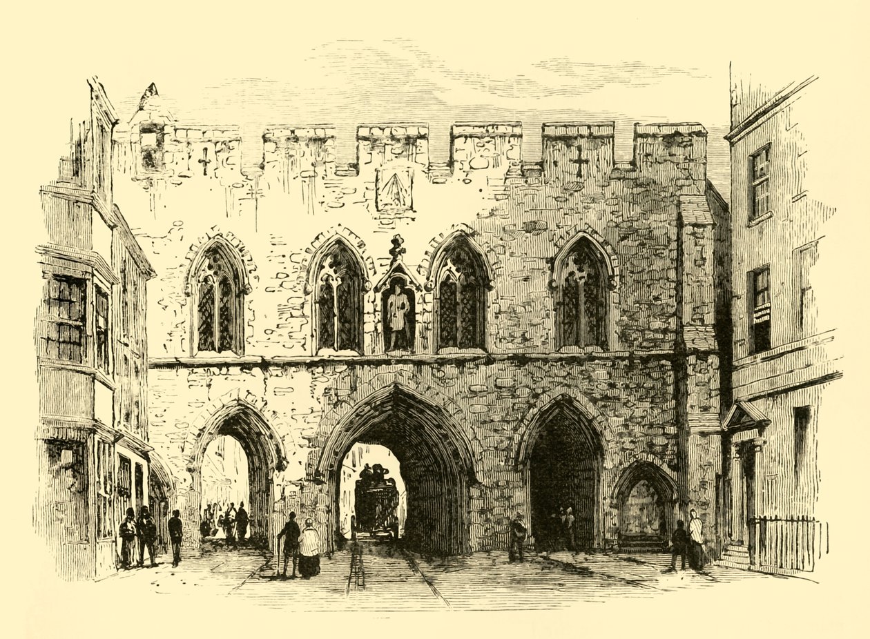 Bar Gate, Zuidzijde, 1898 door Unbekannt