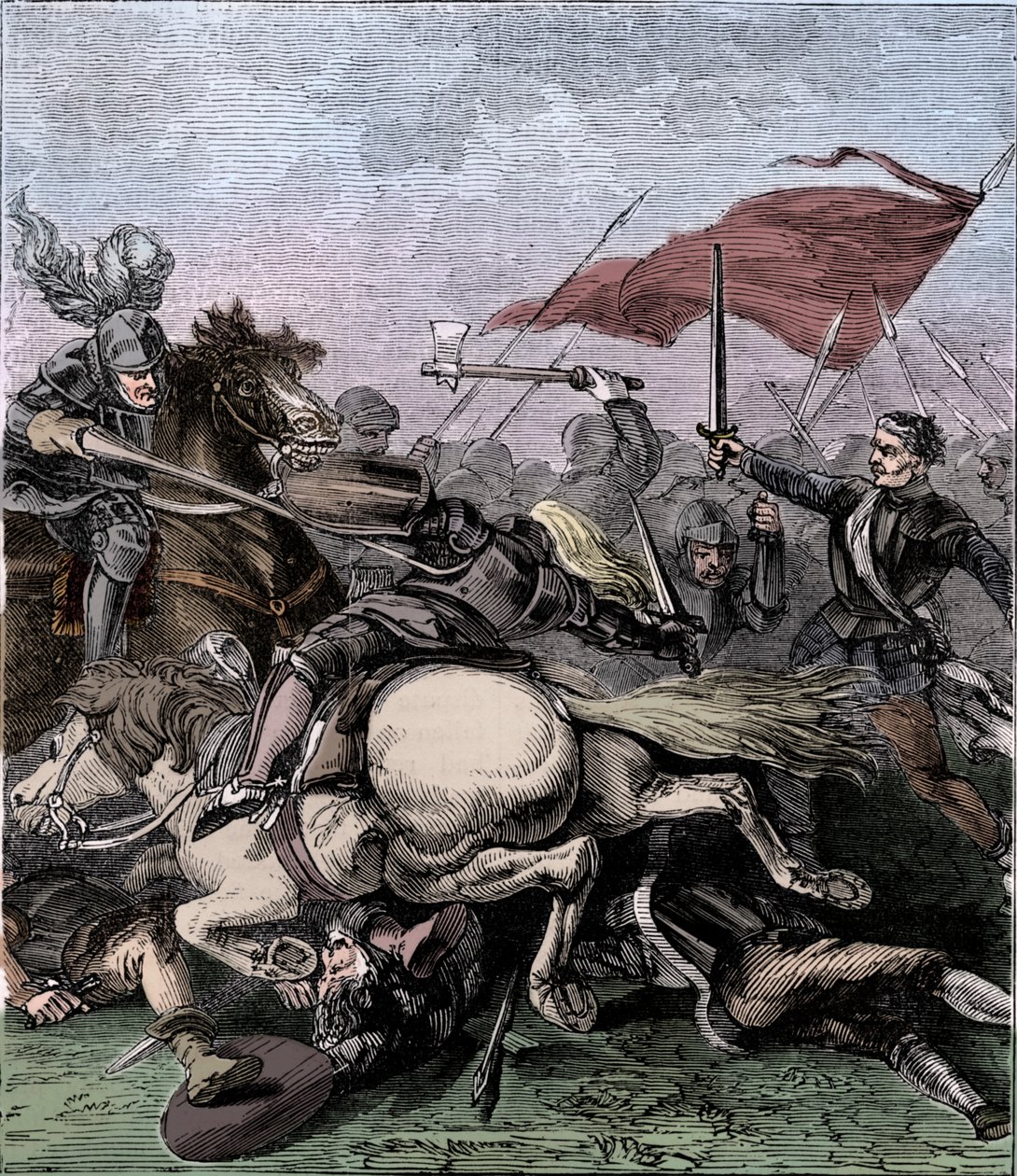 Slag bij Flodden, 1513, c1910 door Unbekannt