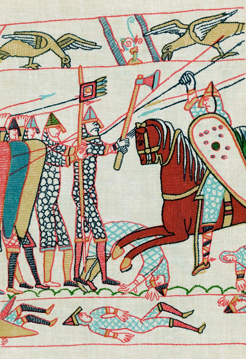 Slag bij Hastings, 1066 door Unbekannt