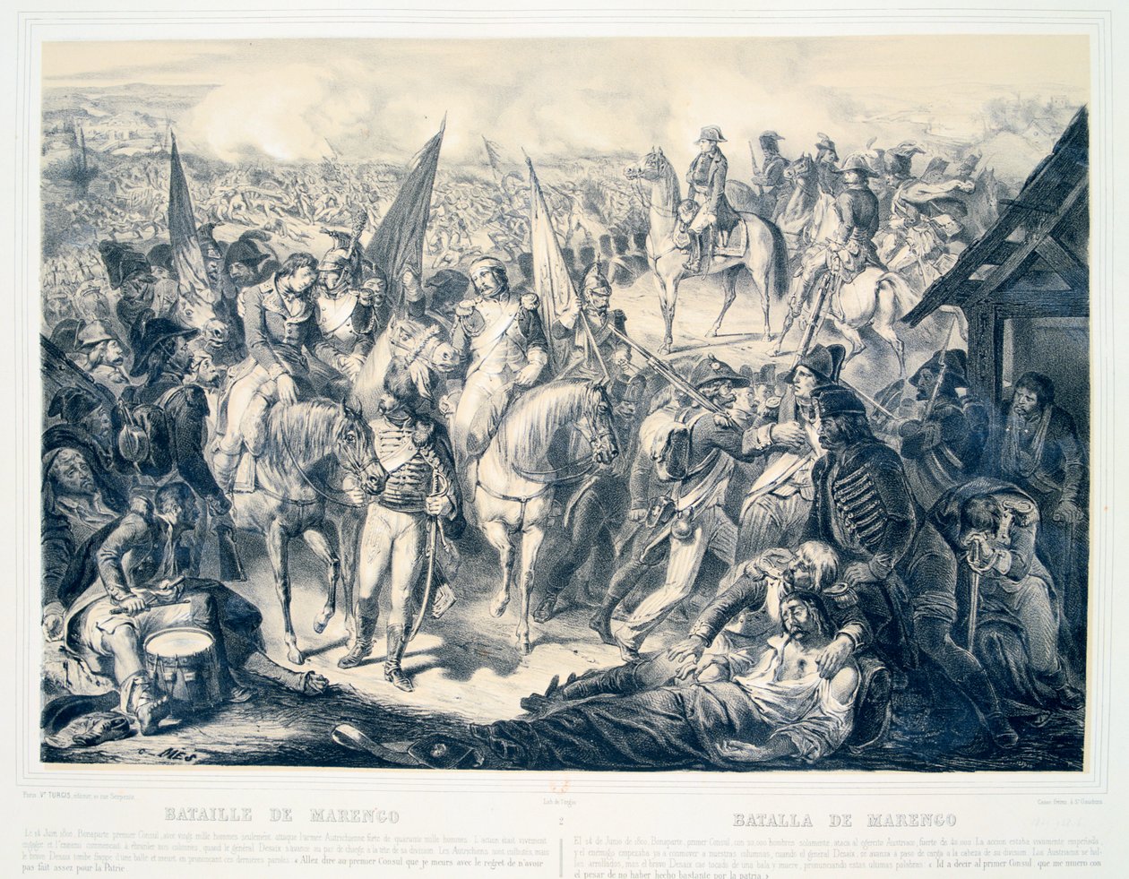 Slag bij Marengo, 14 juni 1800 door Unbekannt