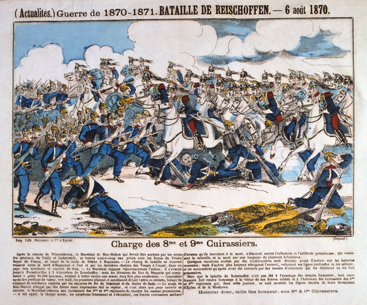 Slag bij Reichshoffen, Frans-Pruisische oorlog, 6 augustus 1870 door Unbekannt