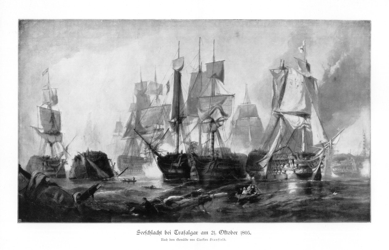 Slag bij Trafalgar, 21 oktober 1805, 1900 door Unbekannt