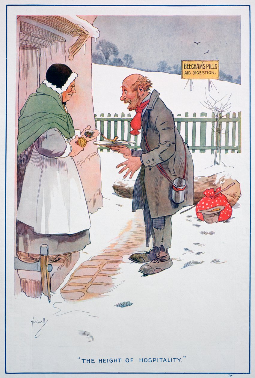 Beechams Pills advertentie, 1913 door Unbekannt