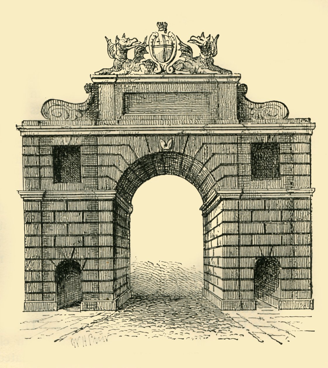 Bishopsgate, ca. 1872 door Unbekannt
