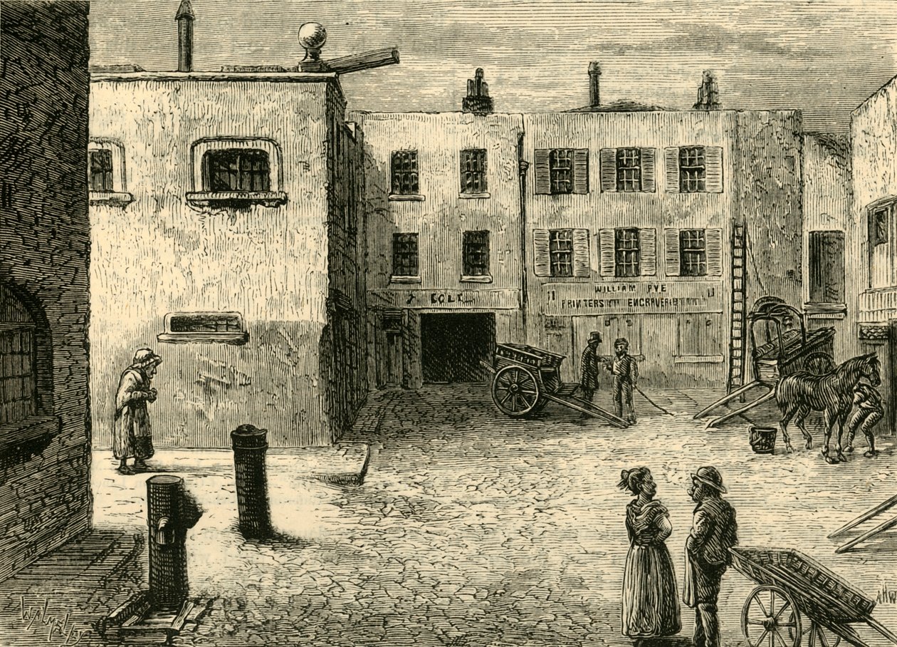 Bleeding Heart Yard, ca. 1872 door Unbekannt