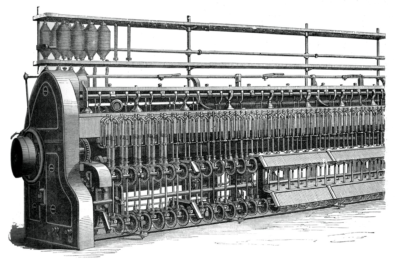 Bobijn en vliegframe, ca. 1880 door Unbekannt