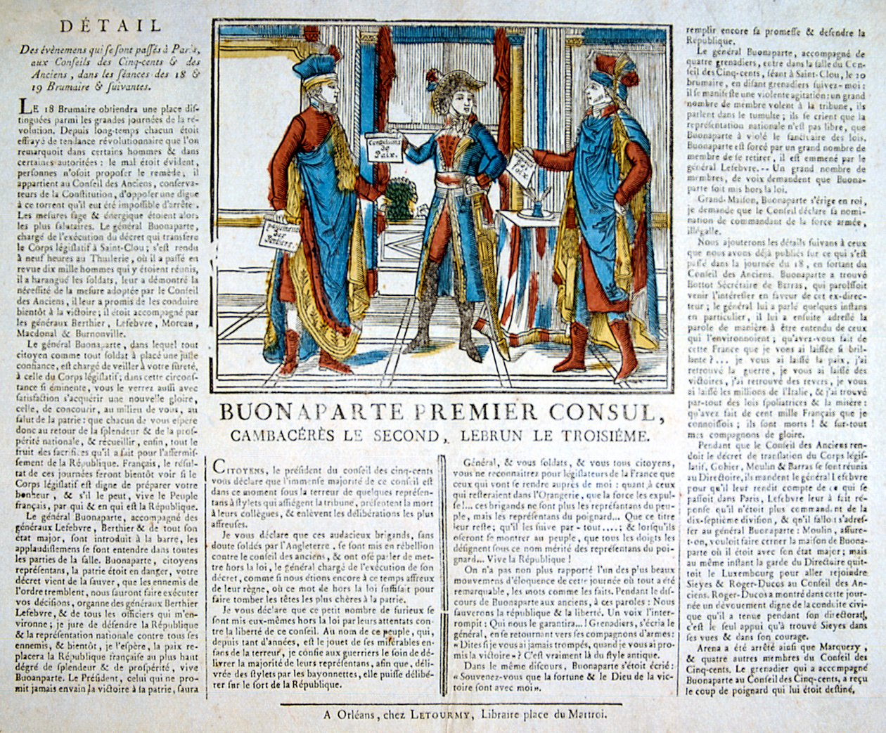 Bonaparte 1e Consul, 19e eeuw door Unbekannt